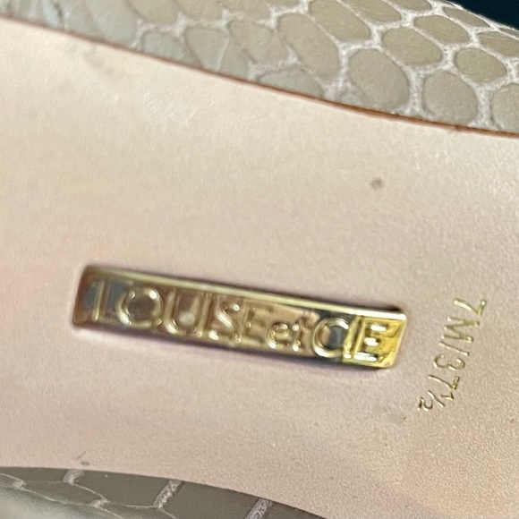 Louise et Cie Jadran Nude/Tan Pointed Toe Bootie 7M - Picture 9 of 14